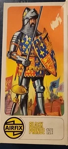 Airfix 1970sThe Black Prince 1/12 Complete Figure Model Kit w Box & Instructions - Picture 1 of 7