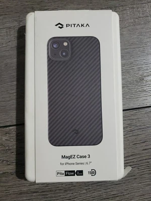 pitaka Aramid Fiber Case for iPhone 14 Plus 6.7" ONLY, MagSafe, Slim & Light  - Image 1 of 4