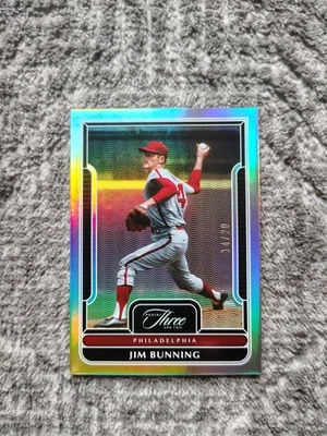 Panini Three And Two Jim Bunning Silver Holo 2023/20 Philadelphia Phillies RARO Foto 1 de 4