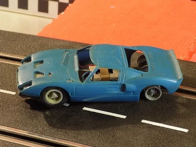 Ford GT 40 Cox escala 1/32 com chassi - Peças vintage de autorama + - Imagem 1 de 3