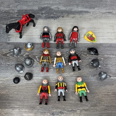 Playmobil Figure Lot Knight Medieval Army Parts Accessories / Incomplete - Image 1 of 4