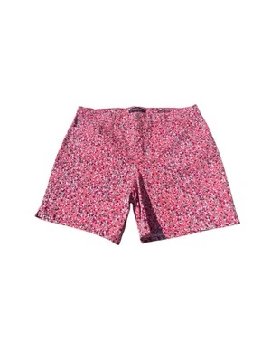 Pantalones Cortos Floral Bandolino Mandie Cremallera y Botón Bolsillos Frontales Elastizados Talla 16 Foto 1 de 4