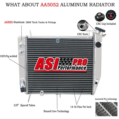 Aluminum Motorcycle Radiator For 2000-2001 YAMAHA YZF R1 YZF-R1 NEW Foto 1 de 4