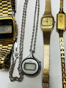 4 Watch Lot For Parts Repair Seiko AS IS NO RETURNS Untested Men’s Women’s - Picture 1 of 17