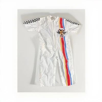 Vintage 70s/80s Disney Mickey’s 500 Racing Jumpsuit Kids Romper Speedway Newborn - Image 1 of 4