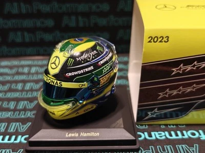 Spark 1/5 casque Hamilton Brazilian GP 2023 numeroté  - Bild 1 von 4