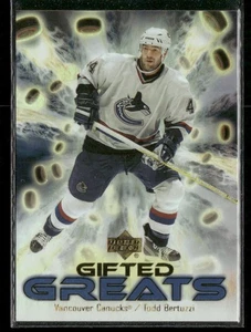 2003-04 Upper Deck Gifted Greats Todd Bertuzzi #GG6 - Imagen 1 de 2