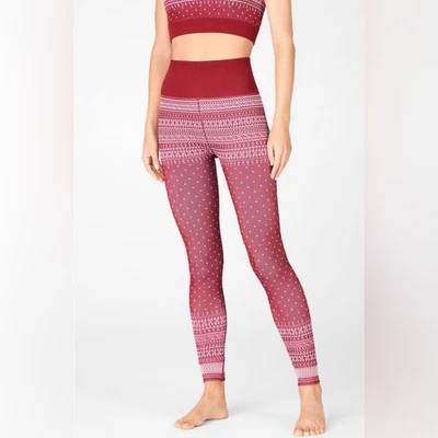 Leggings Fabletics Fair Isle Holly cintura alta sin costuras XL Foto 1 de 4