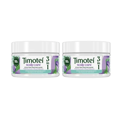 2x TIMOTEI Rosemary Oil Scalp Balancing Mask (2x 300ml)