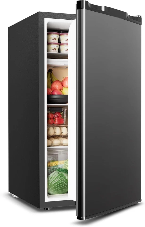 Mini Fridge for Bedroom 3.2 Cu.Ft Small Refrigerator with Freezer for Dorm Offic - Image 1 of 4