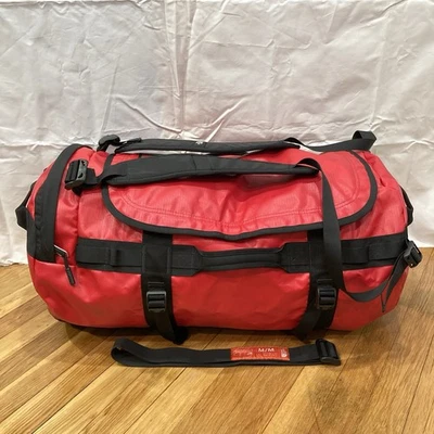 The North Face Base Camp Duffel Bag, Medium 71L, Red - Old Version - Image 1 of 4