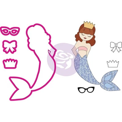 Estampillas y troqueles Prima JULIE NUTTING HANALEI "Besos de sirena" 912581 Foto 1 de 2