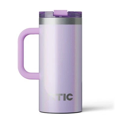 Taza de viaje lavanda brillo 16 oz acero inoxidable doble pared taza aislante Foto 1 de 4