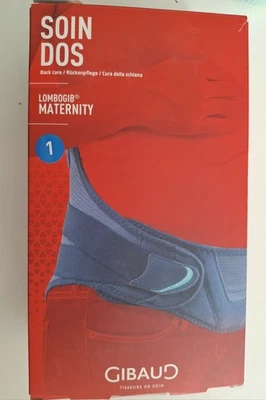 NEUF - ceinture de maternité - Soin du dos - Gibaud Lombogib Maternity - Taille - Photo 1/4