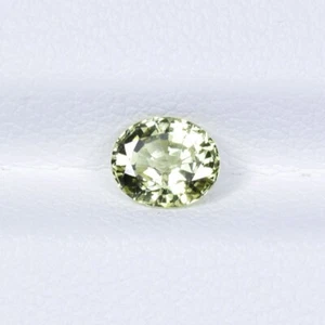 0,70 ct MIGLIOR GRADO BEL CRISOBERILLO NATURALE GIALLO LIME - Video pietra preziosa ovale!! - Foto 1 di 2
