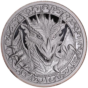 North American Mint Destiny Knight Serie The Dragon 2 oz .999 Silber Kunstmedaille - Bild 1 von 2