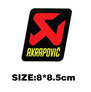 Akrapovic Auspuff Emblem Aufkleber Hitzefest Aluminium - Bild 1 von 2