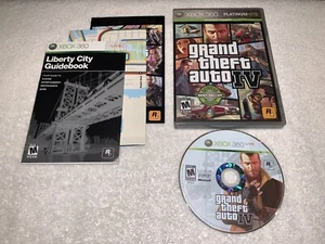 Juego Grand Theft Auto IV (Xbox 360, 2008) completo con manual y mapa excelente - Imagen 1 de 5