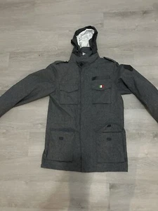 VINTAGE NIKE JUVENTUS WEATHER JACKET TRAINING SOCCER JACKET SIZE S ITALY PARKA - Picture 1 of 11