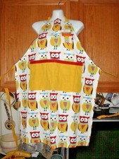 New listing
Owls! Owls! Owls! Mu Kitchen 100% Cotton Designer Full Length Apron do you Mu?