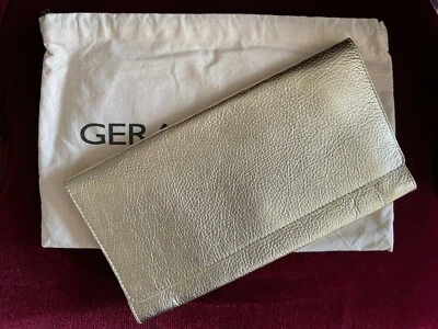 Gerard Darel Gold Metallic Clutch Purse Handbag w/Dust Bag - Image 1 of 4