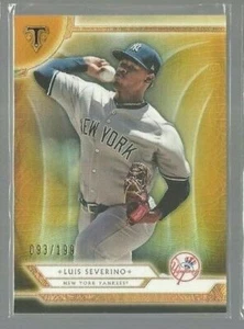 2018 Topps Triple Threads Amber #51 Luis Severino 093/199 (ref 95193) - Picture 1 of 1