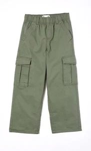 Cotton:On Kids Boys Taylor Cargo Pant Pockets Pants Swag Green Size 9-10 NEW - Picture 1 of 4