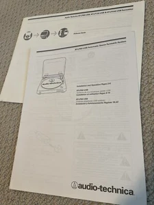 Audio-Technica AT-LP60, AT-LP120, AT-LP260 Manual Only - Picture 1 of 4