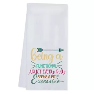 Funny Kitchen Towels Humorous Sarcastic Kitchen Towels for Adults Funny Dish ... - Picture 1 of 6