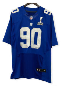 Nike Jason Pierre-Paul New York Giants Super Bowl XLVI Men's Size 48 Blue Jersey