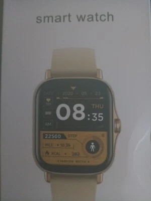 Smart Watch With Black Metal Mesh Strap and also a Silicone one. Waterproof - Image 1 of 3