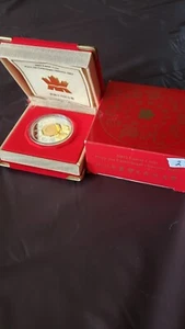 Moneda Ram Año Lunar 2003 $15 Oveja - Prueba Plata 24-KT Chapada en Oro Loc 24 - Imagen 1 de 4