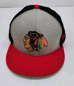 Chicago Blackhawks New Era 9Fifty Snapback Mütze Schwarz Rot Grau - Bild 1 von 7