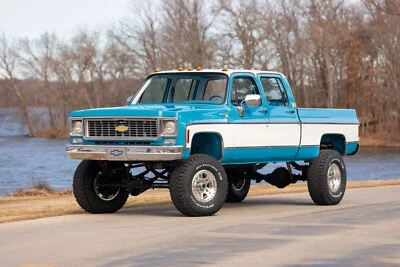 1978 Chevy K30 4X4 qtr | 24x36 inch POSTER | classic pickup - Image 1 of 2