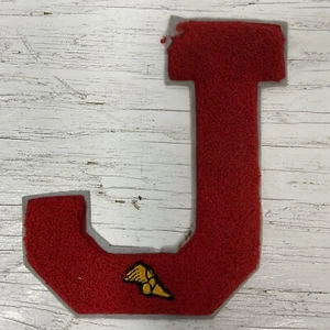 Vintage St John’s Letterman’s Letter J With Winged Mercury Track Foot OldGnu - Picture 1 of 8