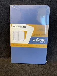 MOLESKINE Set of 2 Ruled Multicolor Journals 3.5 X 5.5" 80 Lined Pages New - Picture 1 of 9