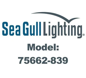 Sea Gull Lighting 75662-839 Winnetka Round Flush Mount, 3LT, 45W, Blacksmith - Picture 1 of 1