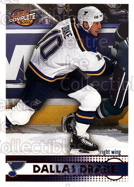 2002-03 Pacific Complete Red #92 Dallas Drake - Image 1 of 1