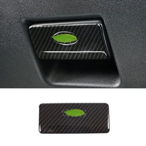 Cubierta de manija de caja de almacenamiento copiloto de fibra de carbono para Range Rover Evoque 2012-2019 - Imagen 1 de 4