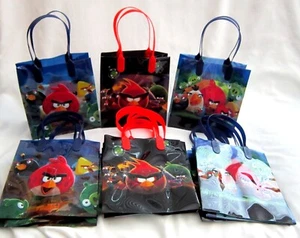 ANGRY BIRDS 12 PIECE (3 DIFFERENT STYLES) GOODIE BAGS PARTY FAVOR GIFT BAGS-NEW! - Picture 1 of 2
