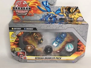 Bakugan Geogan Riser Brawler Pack Swarmer & Surturan Brand NIB - Picture 1 of 3