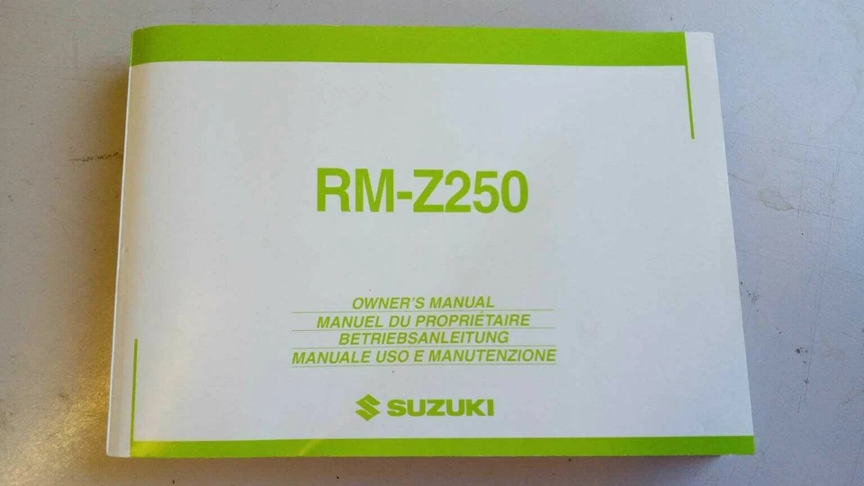 Suzuki RM-Z250 2003 factory owners maintenance/workshop manual - Image 1 of 1