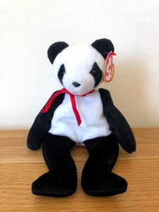 TY FORTUNE DER PANDABÄR BEANIE BABY BRANDNEU MIT ETIKETT  - Bild 1 von 1