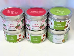 Magnificent 101 Lotus Flower Sage & Roses Azahar Palo S Aromatherapy Candles 6oz - Picture 1 of 5