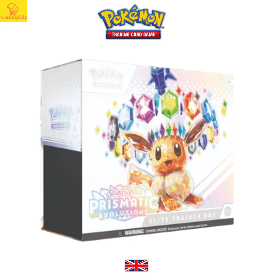 Pokemon Prismatic Evolutions Elite Trainer Box SV 8.5 ETB Sealed English Promo - Image 1 of 1