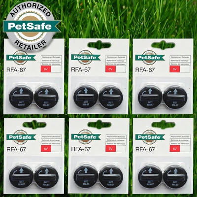 PetSafe RFA-67D Batteries  6V For Fence Collar Receiver PIF-275-19 and PUL-275 - Image 1 of 4