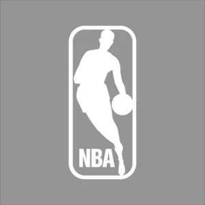 NBA #1 Logo 1 Color Vinyl Decal Car Window Wall - Picture 1 of 7
