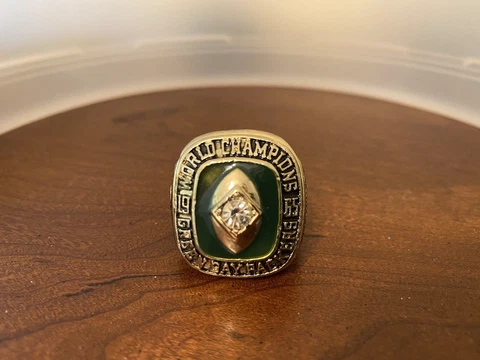 Replica Salesman Sample metal 1965 Green Bay Packers NFL championship ring Cover