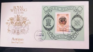 British Commonwealth 4 x First Day Cover $5 dollar stamp Mini Sheet - Picture 1 of 4