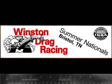 WINSTON Drag Racing - Summer Nationals - Bristol TN - Vintage Decal/Sticker IHRA